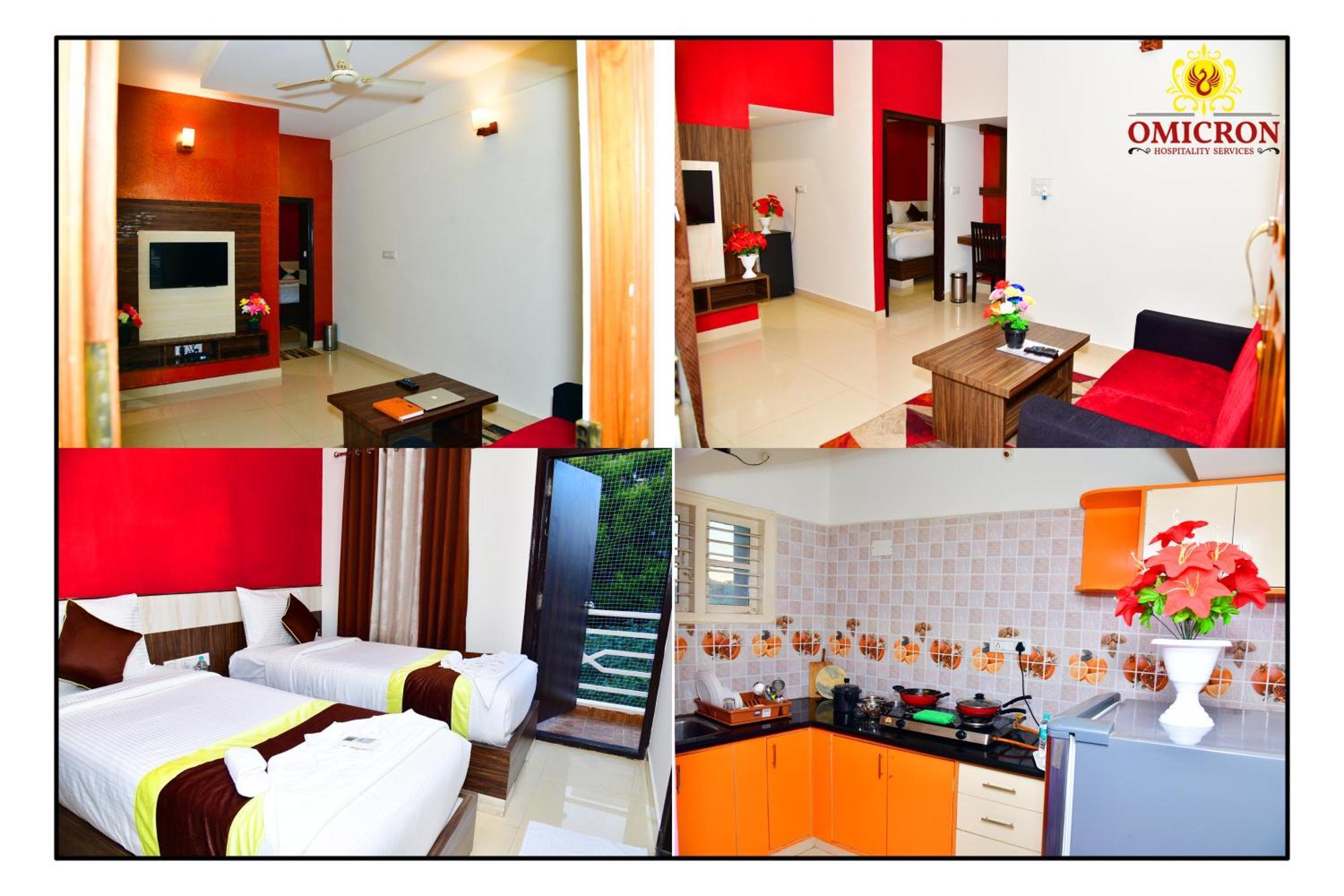 Hotel Omicron 1 Bhk Studio Room Bangalore Ngoại thất bức ảnh